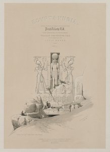 Egipt i Nubia, Tom I: Frontyspis, 1846. autorstwa Louis Haghe