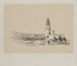 Egipt i Nubia, Tom I: Siout - Górny Egipt, 1847. autorstwa Louis Haghe