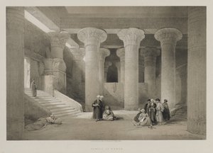 Egipt i Nubia, Tom I: Świątynia w Esneh autorstwa Louis Haghe