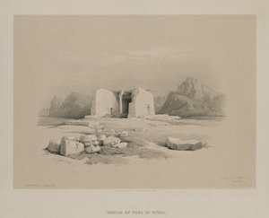 Egipt i Nubia, tom I: Świątynia w Tafa w Nubii, 1846.