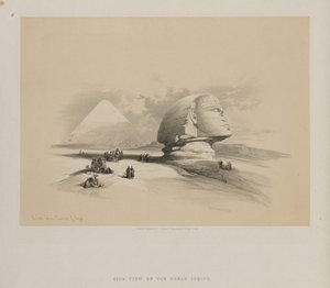 Egipt i Nubia, Tom I: Wielki Sfinks, Piramidy Gezeeh autorstwa Louis Haghe