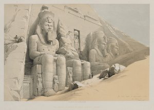 Egipt i Nubia, Tom I: Wielka Świątynia Aboo-Simble, Nubia, 1846.