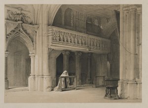 Szkice w Belgii i Niemczech, tom I: Klasztor Nönnberg, Salzburg, 1840. autorstwa Louis Haghe