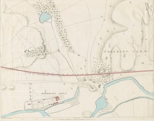 Wolseley Hall: litografia na podbarwieniu, bd [1806-1885] autorstwa Louis Haghe