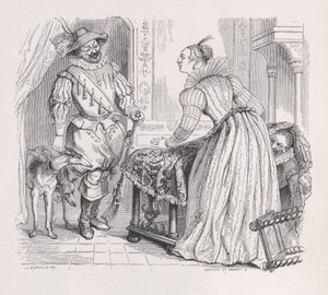 Polowanie z Dzieł wszystkich Bérangera, 1836. Twórcy: Louis-Henri Brevière, Cesar-Auguste Hebert. autorstwa Louis Henri Brevière, Cesar Auguste Hebert