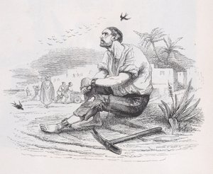 Jaskółki z Dzieł wszystkich Bérangera, 1836. Twórcy: Louis-Henri Brevière, Cesar-Auguste Hebert. autorstwa Louis Henri Brevière, Cesar Auguste Hebert