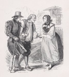 Podróżnik z Dzieł wszystkich Bérangera, 1836. Twórcy: Louis-Henri Brevière, Cesar-Auguste Hebert. autorstwa Louis Henri Brevière, Cesar Auguste Hebert