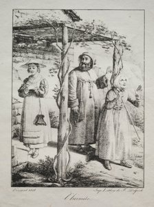 Pustelnik, 1818. autorstwa Louise Marie Jeanne Hersent