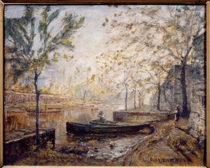 Nadrzecze. Obraz Louisa Carranda (1821-1899) autorstwa Louis Hilaire Carrand