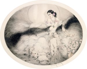Dama z kamelią, ok. 1917 (akwaforta i sucha igła)