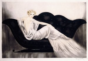 Sofa, ok. 1937 (akwaforta i sucha igła, zamontowana i oprawione)
