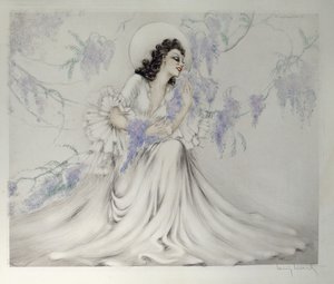 Glicynia autorstwa Louis Icart