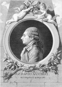 Portret kompozytora Antonio Sacchiniego 1730-1786, 1781.
