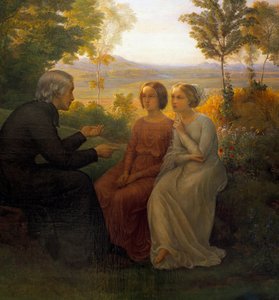 Wiersz duszy; Ziarno pszenicy. Obraz Anne Francois Louis Janmot