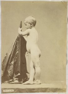 Studium nagiego dziecka widzianego z boku autorstwa Louis Jean Baptiste Igout (attributed to)