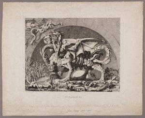 Chimerowie autorstwa Louis Jean Desprez