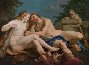 Herkules i Omfale autorstwa Louis Jean François Lagrenée