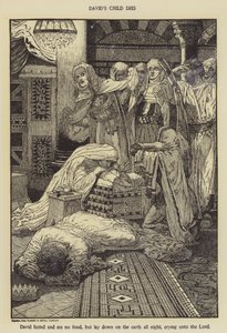 Umiera dziecko Davida autorstwa Louis John Rhead
