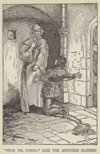 Wysłuchaj mnie, Isabel! powiedział udręczony Claudio autorstwa Louis John Rhead