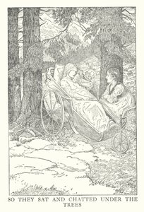 Ilustracja do Heidi autorstwa Johanny Spyri (litografia) autorstwa Louis John Rhead