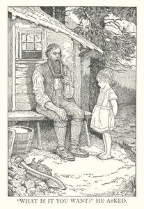 Ilustracja do Heidi autorstwa Johanny Spyri (litografia) autorstwa Louis John Rhead