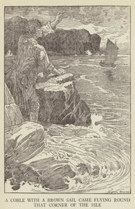 Ilustracja do filmu Porwana autorstwa Roberta Louisa Stevensona autorstwa Louis John Rhead