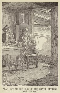 Ilustracja do filmu Porwana autorstwa Roberta Louisa Stevensona autorstwa Louis John Rhead