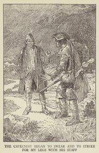 Ilustracja do filmu Porwana autorstwa Roberta Louisa Stevensona autorstwa Louis John Rhead