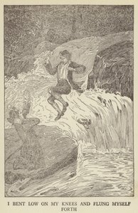 Ilustracja do filmu Porwana autorstwa Roberta Louisa Stevensona autorstwa Louis John Rhead