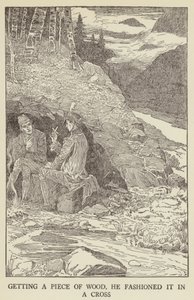 Ilustracja do filmu Porwana autorstwa Roberta Louisa Stevensona autorstwa Louis John Rhead