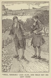 Ilustracja do filmu Porwana autorstwa Roberta Louisa Stevensona autorstwa Louis John Rhead