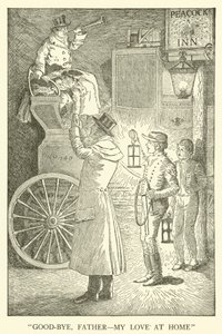 Ilustracja do Dni Szkolnych Toma Browna (grawerowanie) autorstwa Louis John Rhead