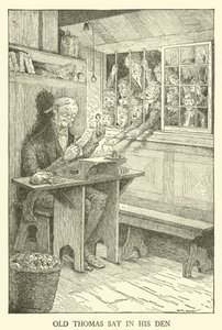 Ilustracja do Dni Szkolnych Toma Browna (grawerowanie) autorstwa Louis John Rhead