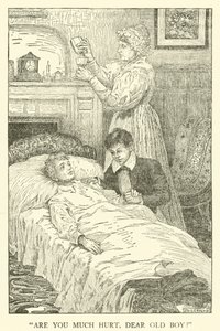 Ilustracja do Dni Szkolnych Toma Browna (grawerowanie) autorstwa Louis John Rhead