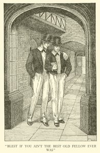 Ilustracja do Dni Szkolnych Toma Browna (grawerowanie) autorstwa Louis John Rhead