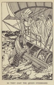 Więc wyrzucili królową za burtę autorstwa Louis John Rhead