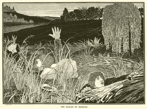 Slough of Despond (rycina) autorstwa Louis John Rhead