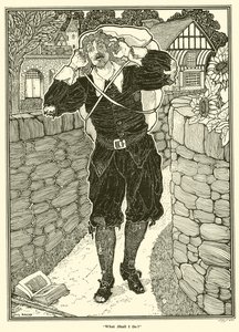 Co powinienem zrobić? (rytownictwo) autorstwa Louis John Rhead