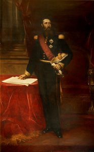 Portret Leopolda II 1835-1909, króla Belgów, ok. 1930 r. 1870.