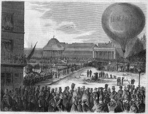 Wejście na bal „Le Giant” w Brukseli 26 września autorstwa Louis Joseph Ghemar