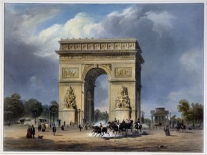 Łuk Triumfalny – autorstwa Arnout autorstwa Louis Jules Arnout
