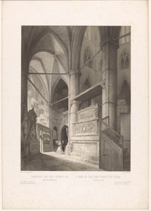 Grób króla Anglii Henryka III w Opactwie Westminsterskim Tombeau du roi Henry III, abbaye de Westminster / Grób króla Henryka III, Opactwo Westminsterskie (tytuł na obiekcie) Anglia, Irlandia i Szkocja (tytuł serii) Anglia, Irlandia i Szkocja