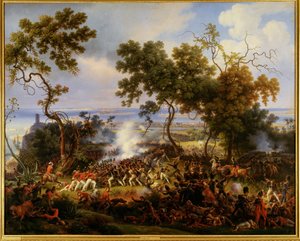 Bitwa pod Chiclarra w pobliżu Kadyksu 5 maja 1811 r. (obraz na płótnie) autorstwa Louis Lejeune