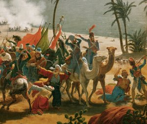 Bitwa pod Abukirem (olej na płótnie)