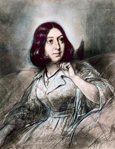 Portret George Sand według Louisa Leopolda Boilly