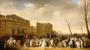 Karnawał na Boulevard du Crime autorstwa Louis Leopold Boilly