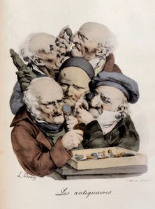 Handlarze antykami Grawerowanie Louis-Leopold Boilly (Louis Leopold Boilly autorstwa Louis Leopold Boilly