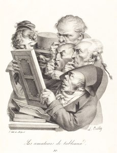 Miłośnicy obrazu autorstwa Louis Leopold Boilly