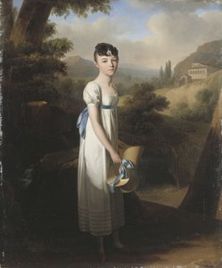 Portret Mademoiselle Athénaïs dAlbenas autorstwa Louis Leopold Boilly