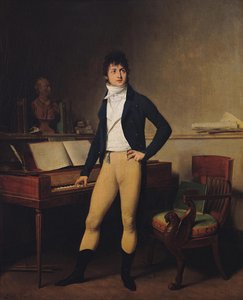 Portret kompozytora François-Adriena Boieldieu 1775-1834, 1800 autorstwa Louis Leopold Boilly